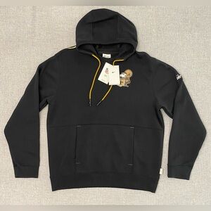 Nike Mens Large New Orleans Saints Throwback Layered Logo Statement Hoodie New